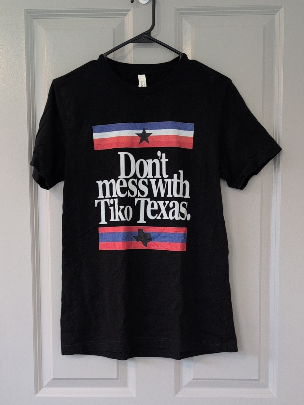 Barstool Sports Don't Mess With Tiko Texas Black Graphic Tee